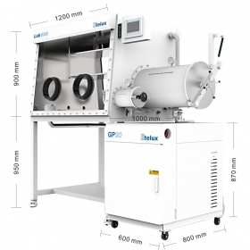 Lab2000單工位分體式雙面手套箱